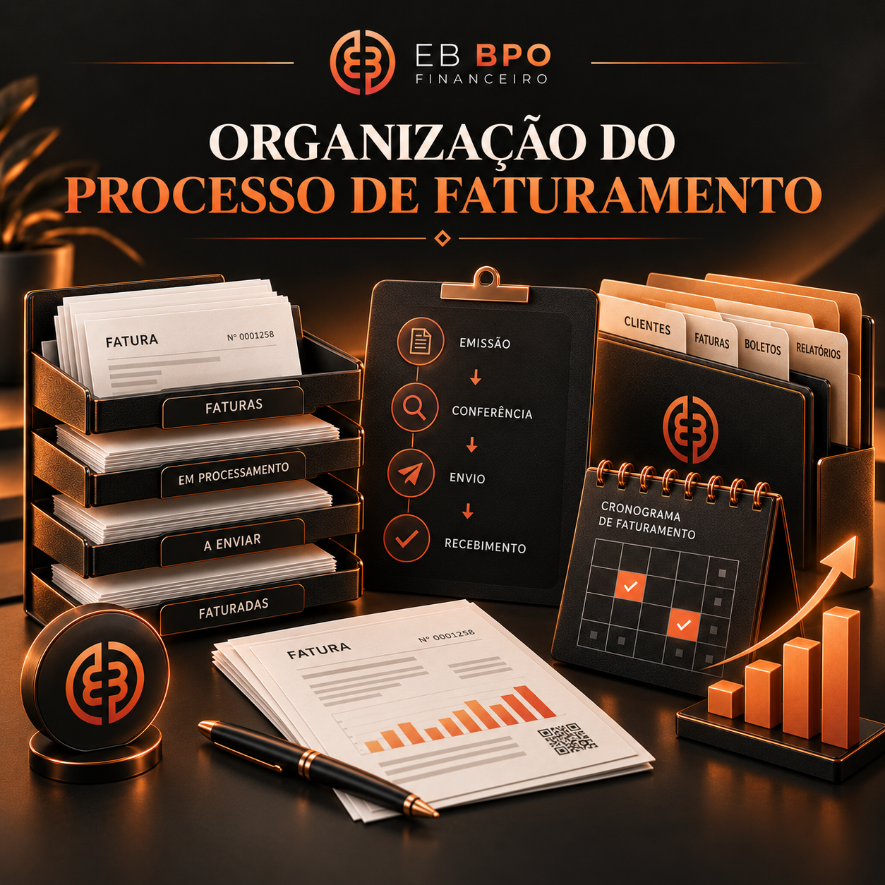 Organização do processo de faturamento